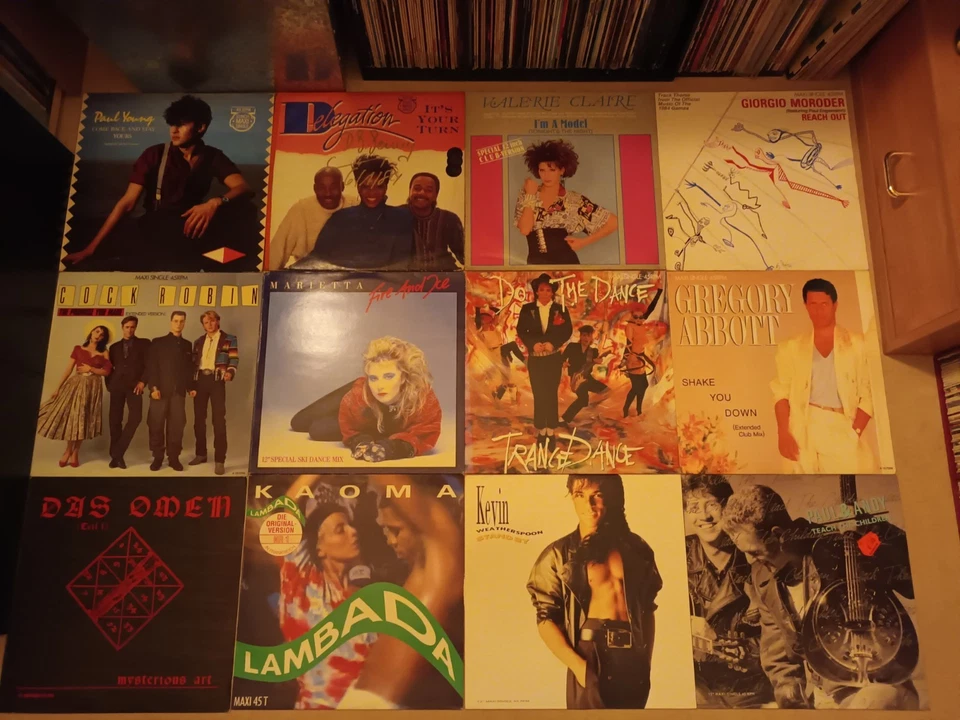 216 x MAXISINGELS (ITALO, EURO, FUNK, ELECTRONIC, SYNTH, DANCE, POP) - Bild 2 von 4