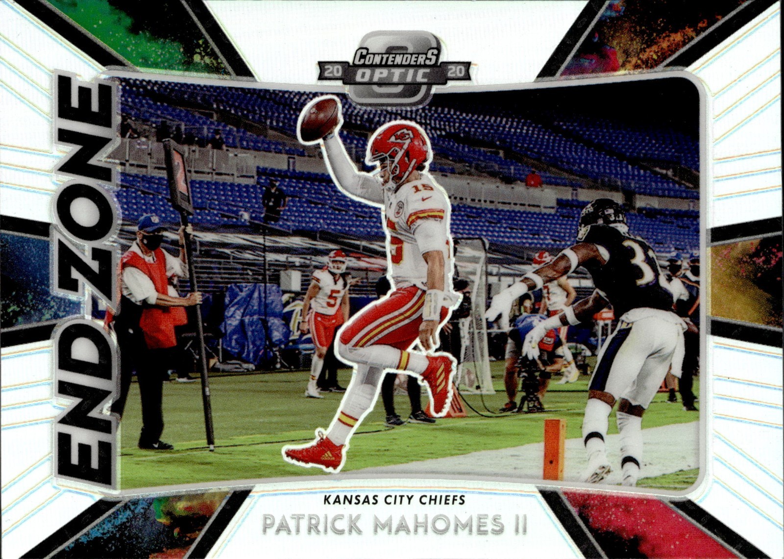 2020 Panini Contenders Optic End Zone Patrick Mahomes Case Hit SP