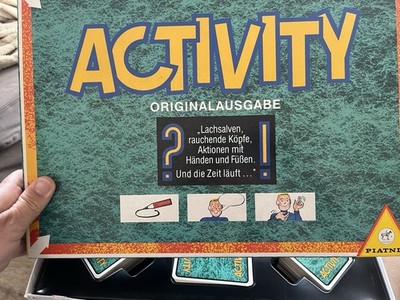Activity Originalausgabe Piatnik 1990 Brettspiel Gesellschaftsspiele Retro