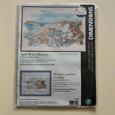 Dimensions Counted Cross Stitch Kit 35250 Quiet Beach Moments