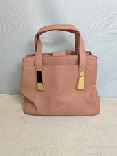 Steve Madden Handbag Pink Faux Leather Gold Hardware Top Handle Crossbody