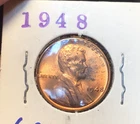 1948 Lincoln PENNY Lincoln WHEAT CENT (High Grade), Toned, etc.