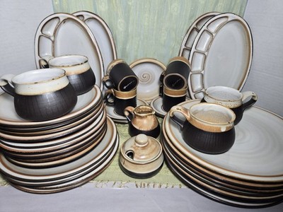 Vintage Signed Gotek Studo Pottery Stoneware Set from Colonia Tovar, Venezuela