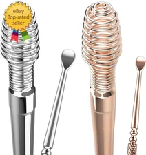 Spring Ear Wax Cleaner Tool Set Ear Cleaner Ear Cleaner Tool Ear Removal Spoong