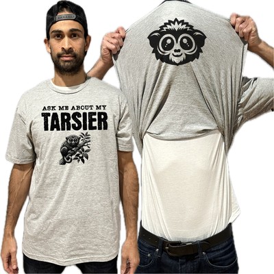 Ask Me About My Tarsier Flip Shirt - Funny Animal T-Shirt Flip Tee