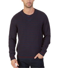 Nautica Mens Striped Pullover Sweater