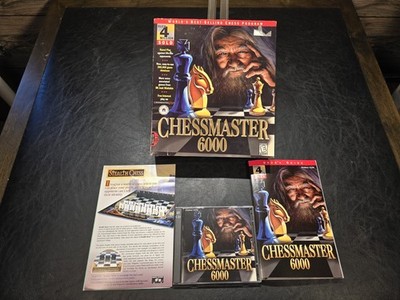 Big Box Chessmaster 6000 Vintage PC Game (Mint Condition)