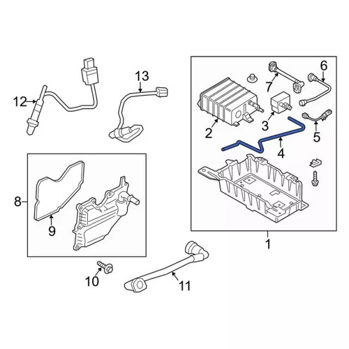 Genuine Ford 2015-2025 Mustang Vapor Hose FR3Z-9G297-F - Bild 7 von 12