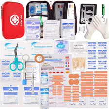 Kit Di Pronto Soccorso, 200 Pezzi Scatola Di Emergenza per Primo Intervento, Kit