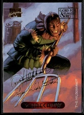 1994 Fleer Marvel Masterpieces Hildebrandt #104 Scarecrow Gold Foil Signature