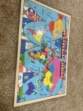 World Map Wooden Puzzle