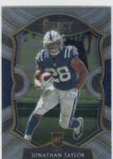 2020 Jonathan Taylor Select Concourse ROOKIE CARD #53 - Indianapolis Colts RC. rookie card picture