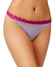 Heidi by Heidi Klum Geometric-Lace Thong Purple Ashwild Aster, M 