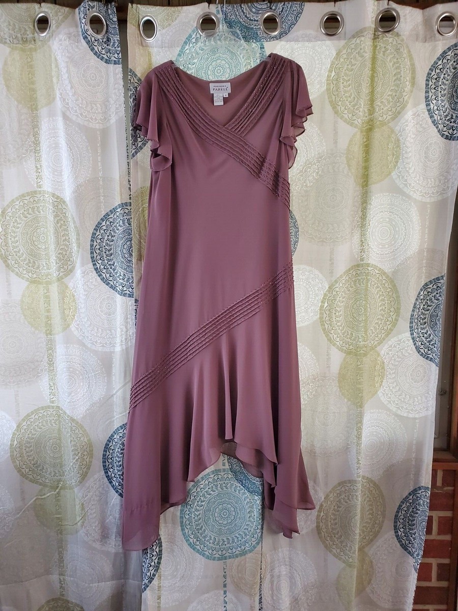 adrianna papell beaded chiffon dress Adrianna Papell Beaded Chiffon Blouson Gown