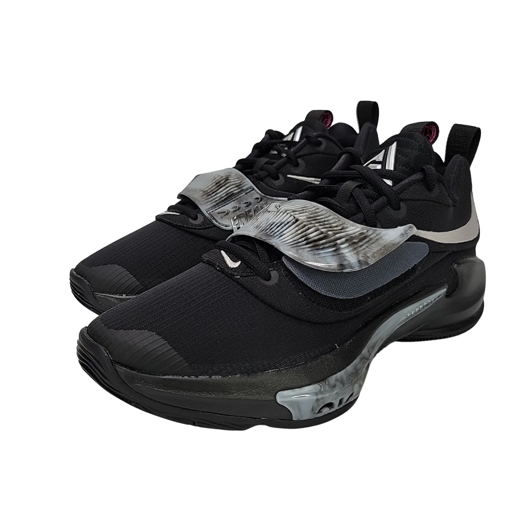 NIke ZOOM FREAK 3 Men's Basketball Shoes Black/Grey Multi Sz