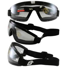 Set 3 Occhiali Parasail Birdz Wing Sky Diving Trasparenti + Sacchetti Portaoggetti
