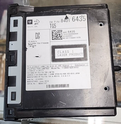 15-19 GM Truck Audio Rad Stereo Disc CD Player Disc Reader Changer OEM 84016435