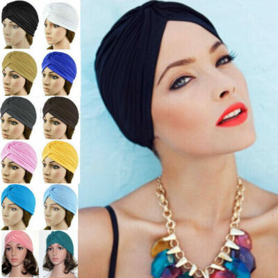 Turbans For Women Indian Hat Wrap Hijiab Cap Head Wraps For