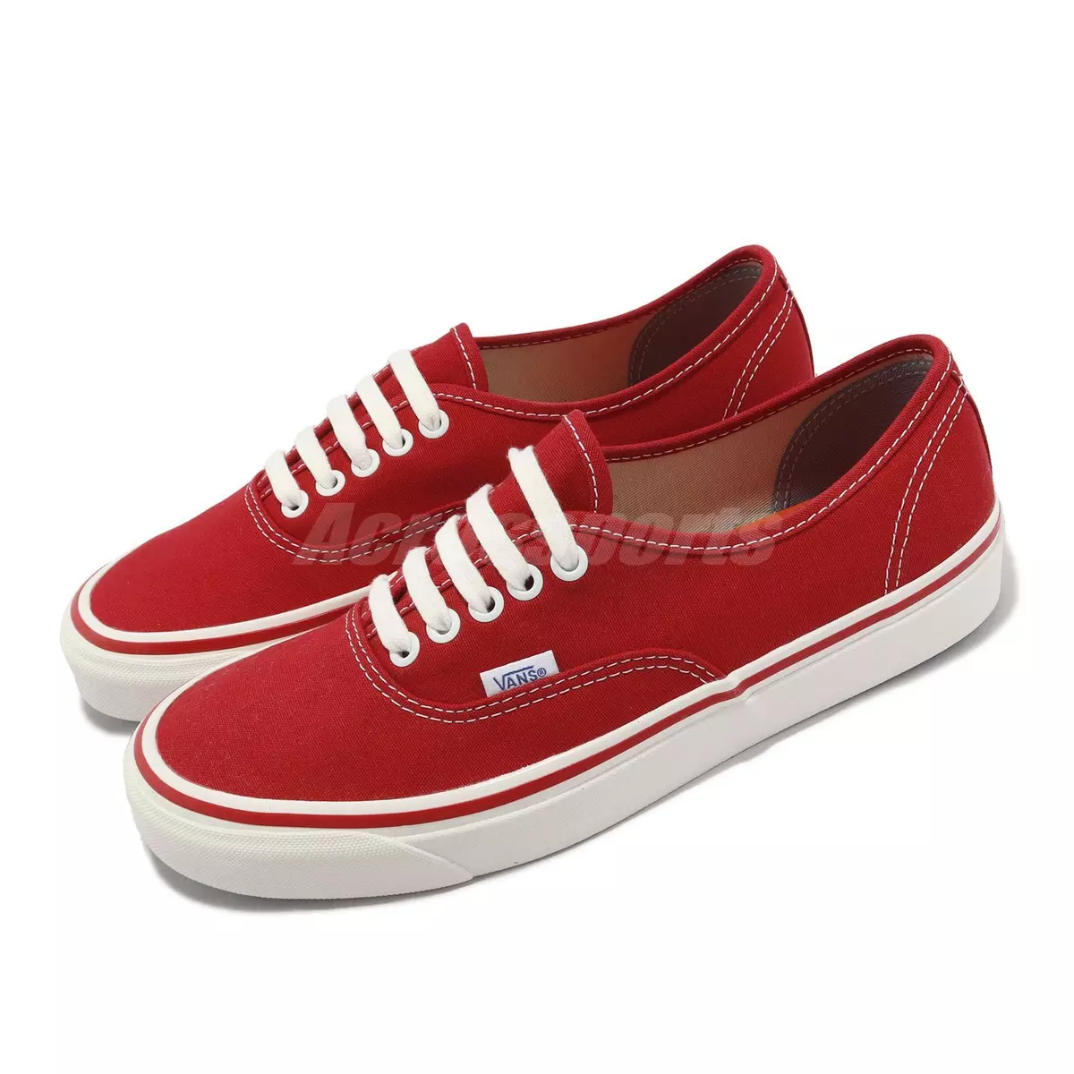 Vans Authentic 44 DX Anaheim Factory Red Men Casual Lifestyle Shoes | eBay