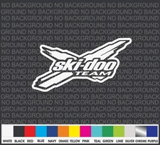 Ski Doo Logo Snowmobile winter sports Car Truck Window Decal Sticker Laptop 