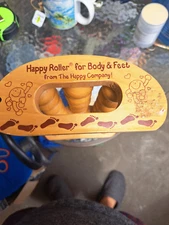 The Happy Company Wooden Roller For Body and Feet Massager Best Circulation