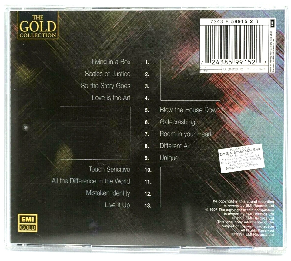 Living In A Box : The Very Best Of CD Album - ROOM IN YOUR HEART - HTF - Image 2 of 3