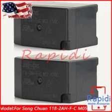 2PCS Energy Power Relay For Song Chuan 118-2AH-F-C M05 1182AHFC M05 12VDC 6-Pins