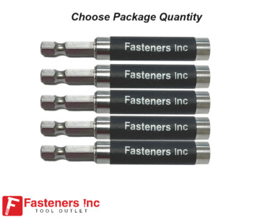 Fasteners Inc Brand 1/4'' Compact Magnetic Drive Guide Bit Holder W/ Sleeve