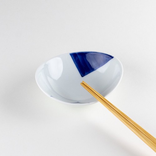 Arita ware Kobachi Japanese small bowl Sarving dish Dami-technic Blue Japan - Picture 4 of 5