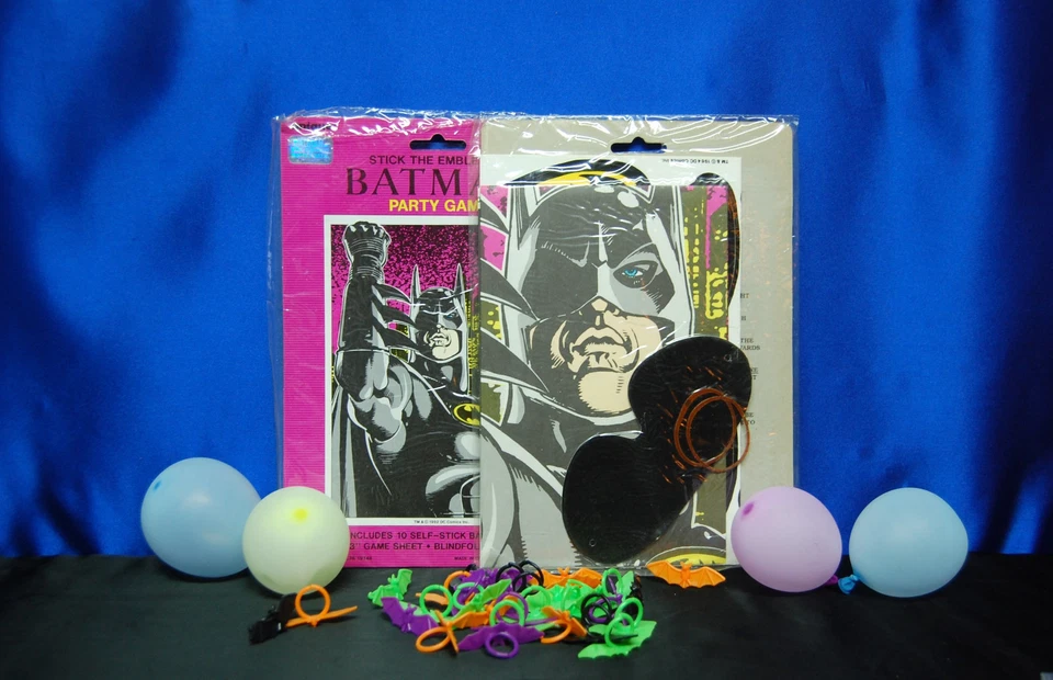 Juego de fiesta de cumpleaños Batman # 15 tazas platos servilletas mantel juego invitaciones Foto 4 de 4