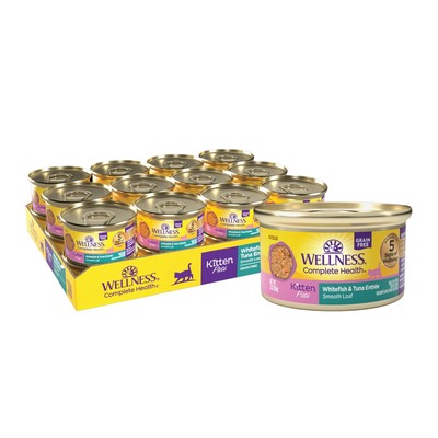Complete Pate Kitten Wet Cat Food Canned Food, Natural, Protein-Rich, Grain F...