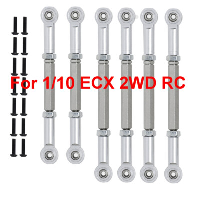 6pcs Turnbuckles Tie Rod Set  For Rc Car 1/10 ECX 2WD Series Upgraded Parts New