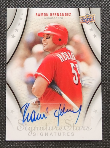 2009 Upper Deck Signature Stars Auto Ramon Hernandez # 147