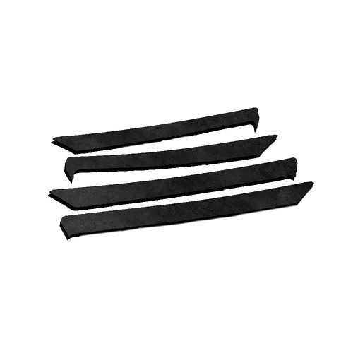 Cubierta de tira de panel de puerta interior 4* para Honda Civic 10th 2016-2021 gamuza negra - Imagen 3 de 6