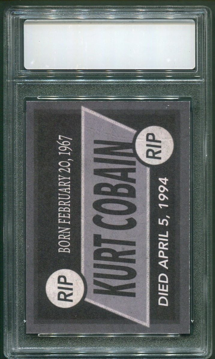 Custom Kurt Cobain 1967-1994 Tribute Trading Card | eBay