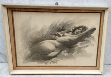 -BELLISSIMO NUDO DI DONNA ANNI '50 -NON FIRMATO-VINTAGE-