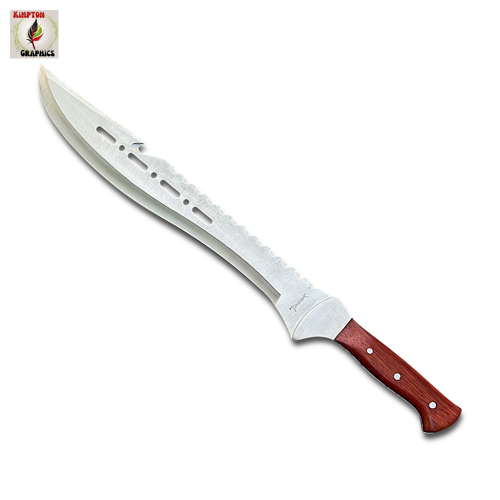 Tactical Tomahawk Machete Full Tang Survival Knife for Hunting and Outdoor Use