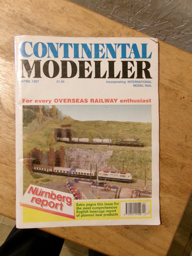 Continental Modeller magazine 1997 April Nurnberg report Davos Platz plan