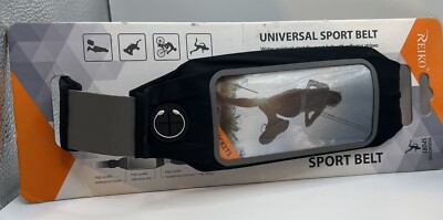 Reiko Running Sport Belt for iPhone 7/ 6/ 6S or 5 Inches Device with Two Pockets