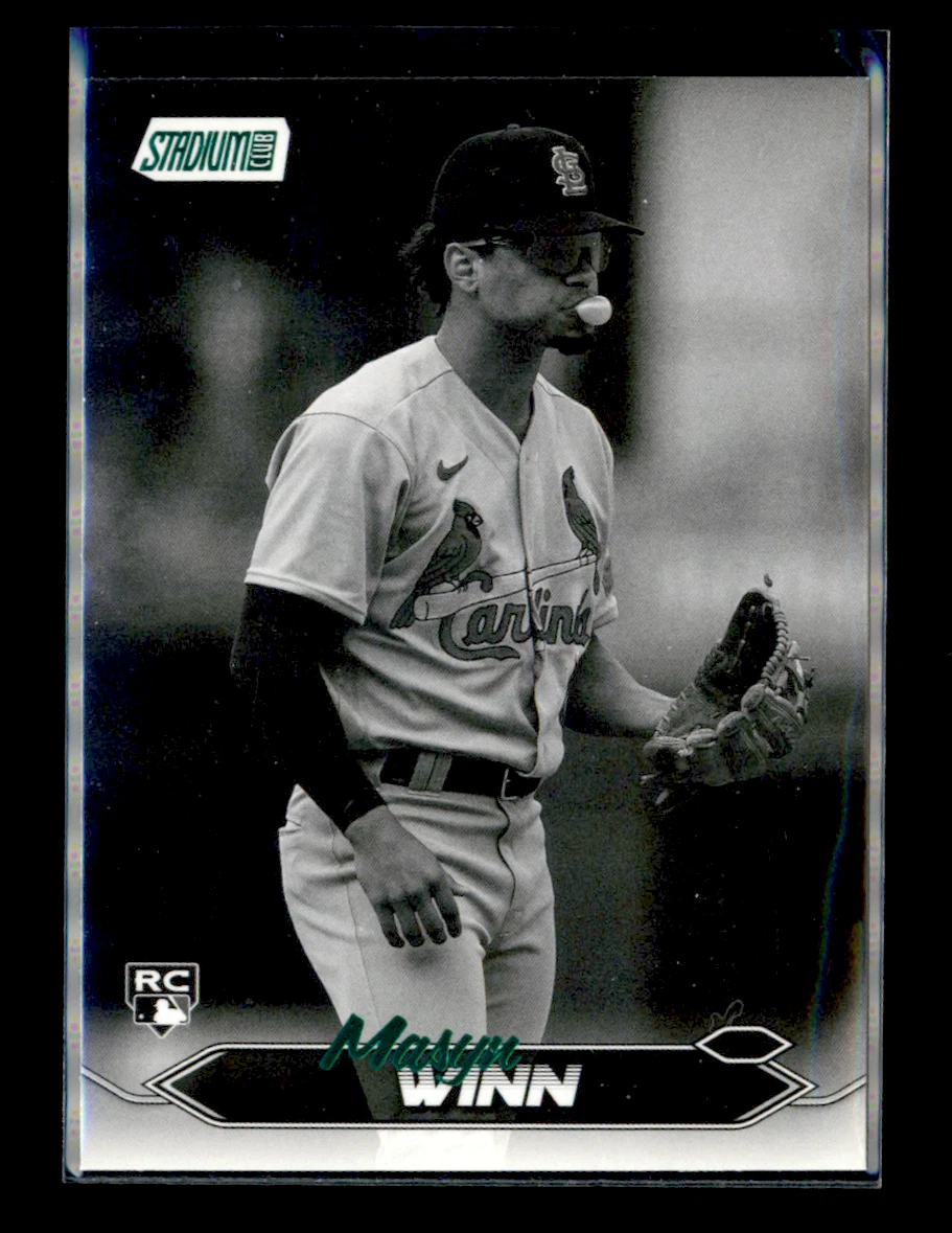 2024 Topps Stadium Club Masyn Winn #264 Black & White St. Louis  Cardinals