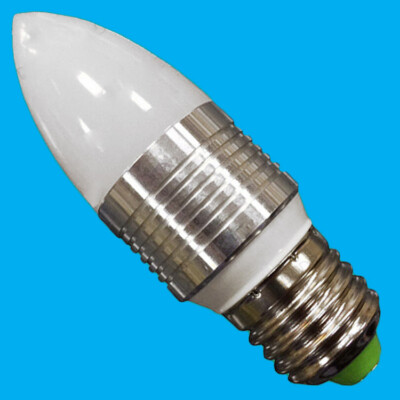 4x 3W LED E27 ES Ultra Low Energy Candle Light Bulbs 3000K Warm White Lamps