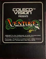 Venture Colecovision, 1982 Cart And Instructions. Tested Works Great