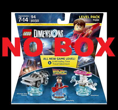 LEGO Dimensions BACK TO THE FUTURE Level Pack New Sealed Lego Bags NO BOX READ