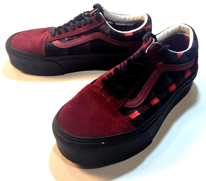 Vans Old Skool, Stackform, Platform Shoes, Velvet… - image 3