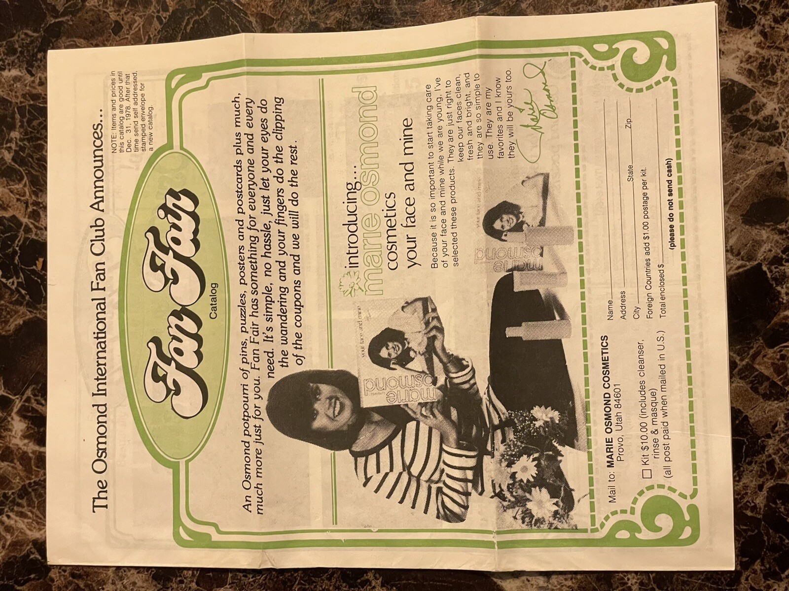 The Osmonds International Fan Club Fan Fair | eBay