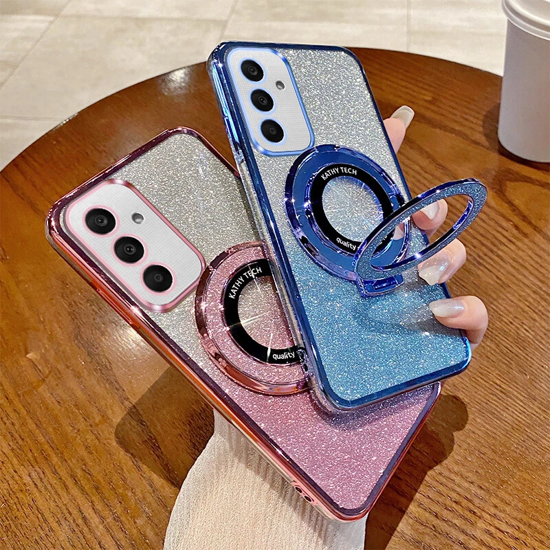 Stand Glitzer Bling Hülle Für iPhone/Samsung/Honor/Xiaomi/OPPO Handy Case Schutz - Bild 1 von 4