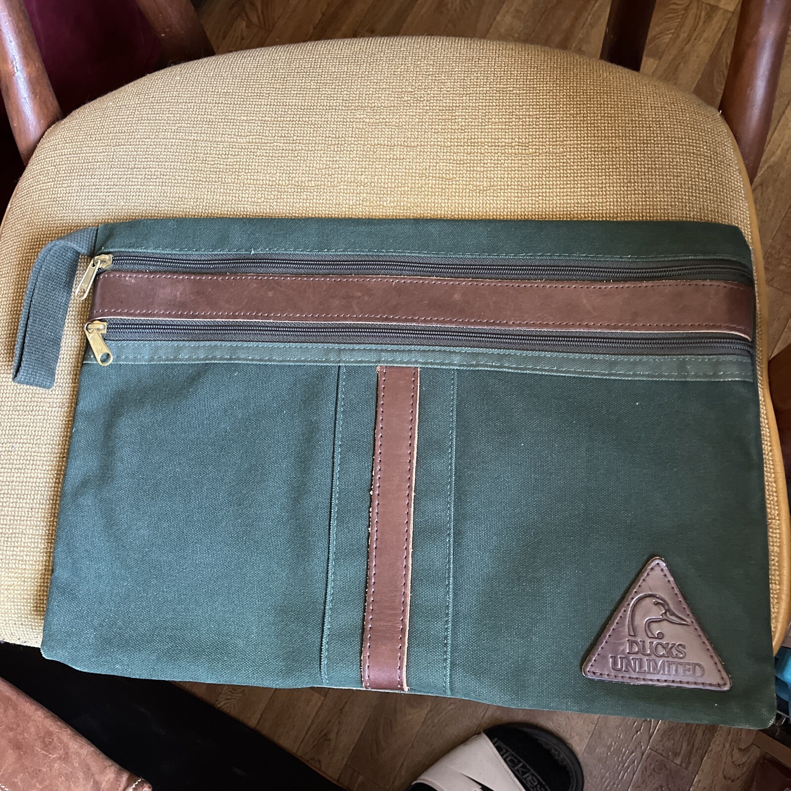 Vtg Ducks Unlimited Hunting Bird bag Canvas Leather vtg ammo bag eBay