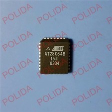 5PCS EEPROM IC ATMEL PLCC-32 AT28C64B-15JI