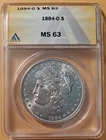 1884 O Morgan Silver Dollar MS63