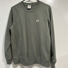 The North Face Sweatshirt Women s Sz M Soft OliveGreen Crew Neck Soft Pullover